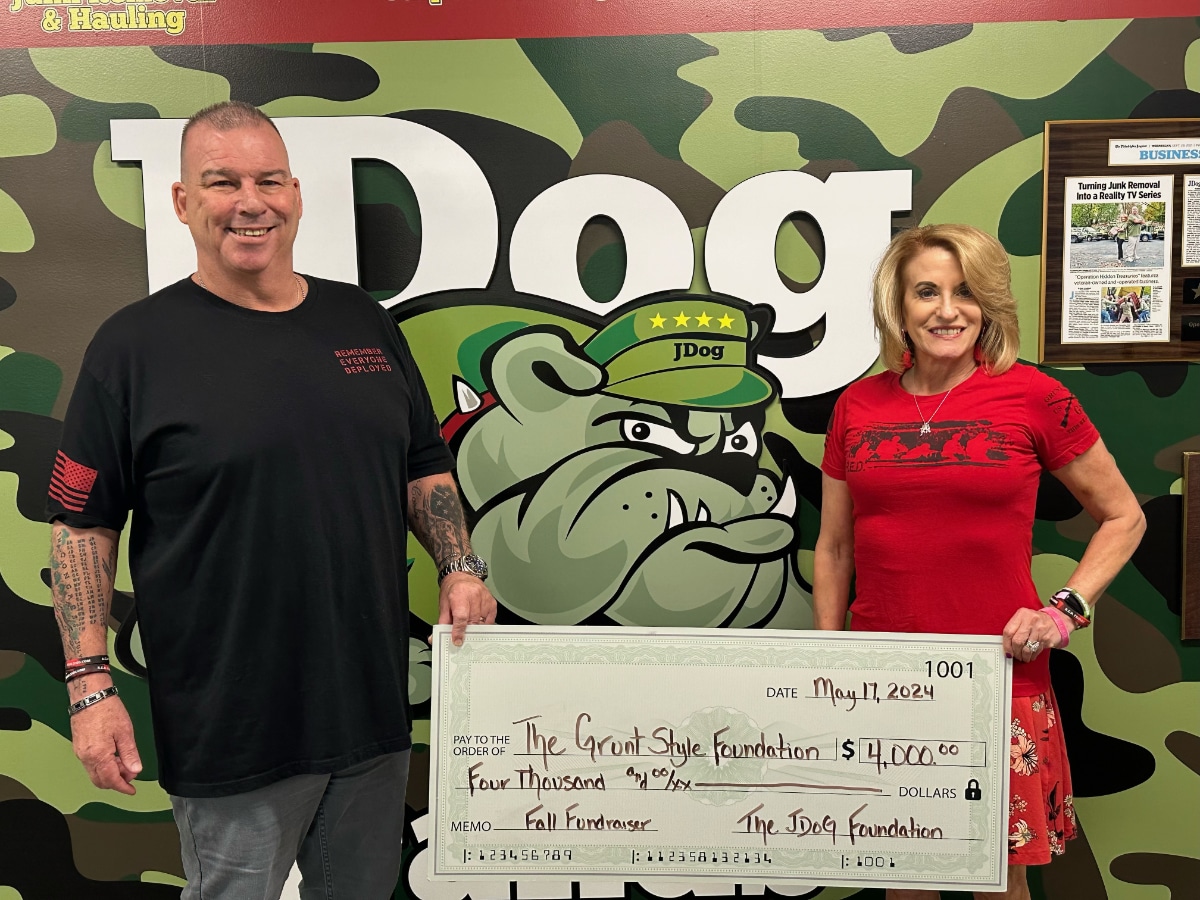 JDog Foundation check